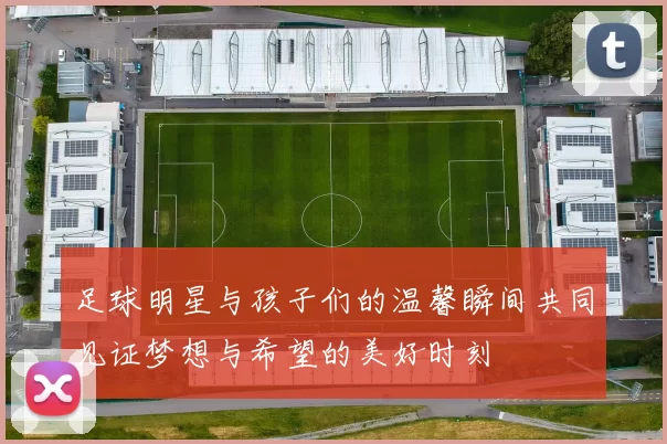 足球明星与孩子们的温馨瞬间共同见证梦想与希望的美好时刻