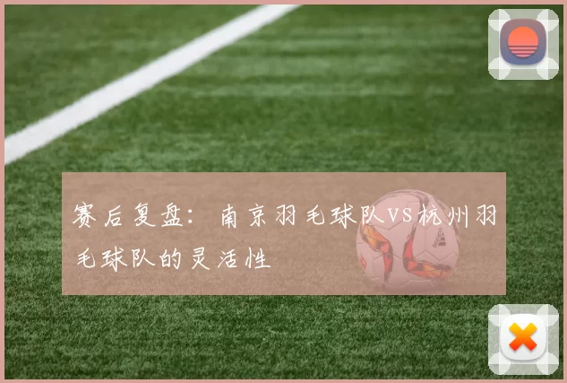 赛后复盘：南京羽毛球队vs杭州羽毛球队的灵活性